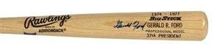 Gerald Ford Single-Signed Bat